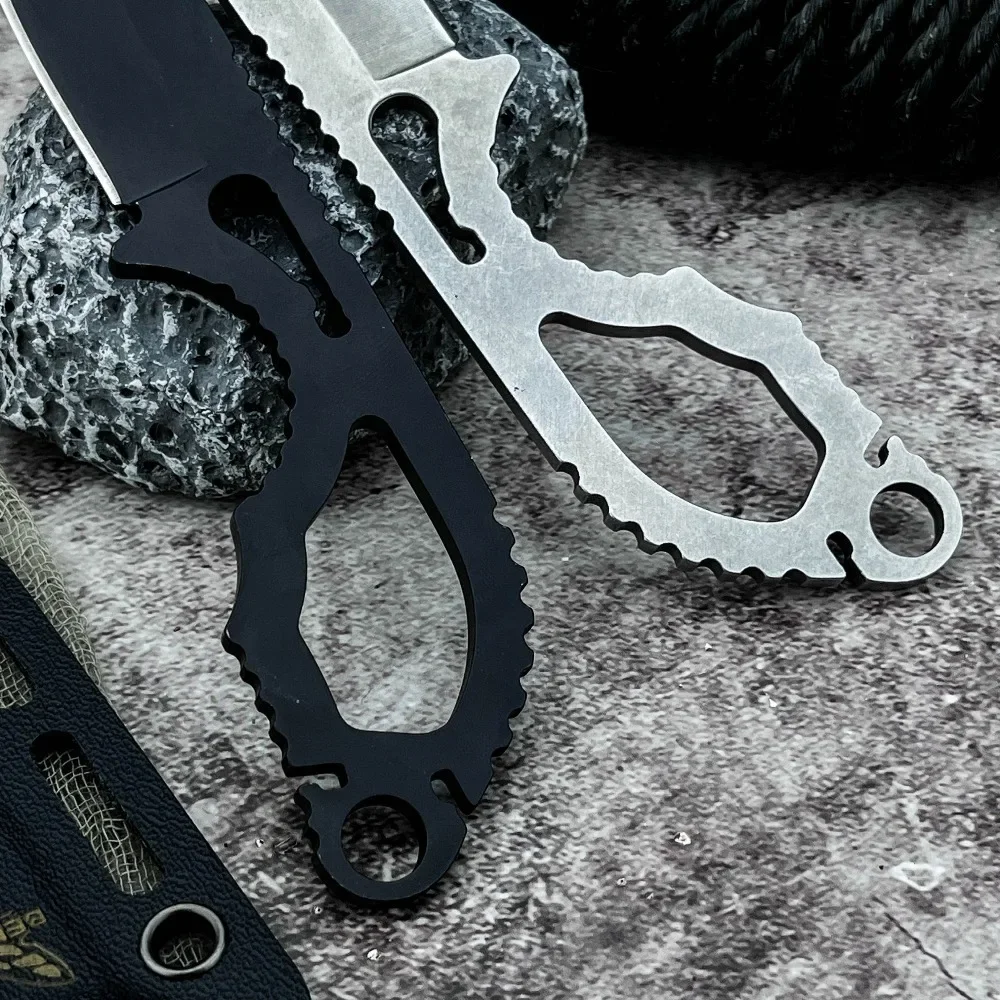 التخييم سكينة سرفايفل 440c مقبض 440c شفرة سكين مستقيم في الهواء الطلق صلابة عالية EDC سكاكين الدفاع عن النفس #4