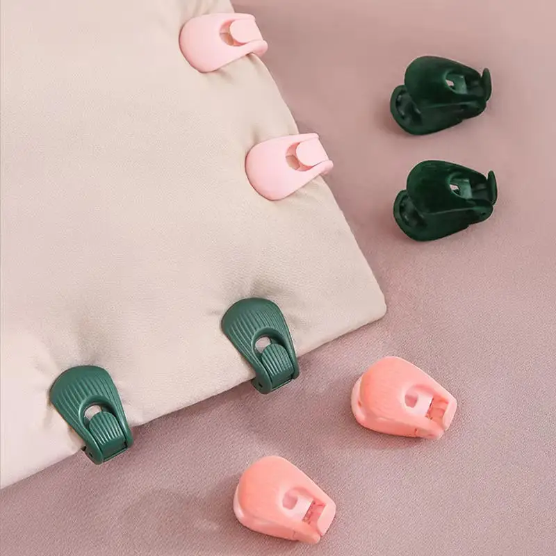 4/8Pcs Duvet Cover Clips,Anti-Slip Quilt Holder Clips,Quilt Sheet Holder Comforter Fasteners Grippers No Pins Quilt Fixer