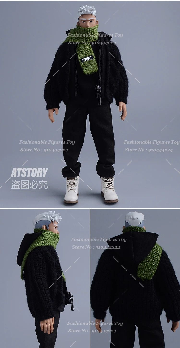 ผ้าพันคอถักมือ ATStory ขนาด 1/12 สำหรับตุ๊กตา BJD Asi 3.0 ขนาด 6 นิ้ว ของสะสมสำหรับนักสะสมแอคชั่นฟิกเกอร์