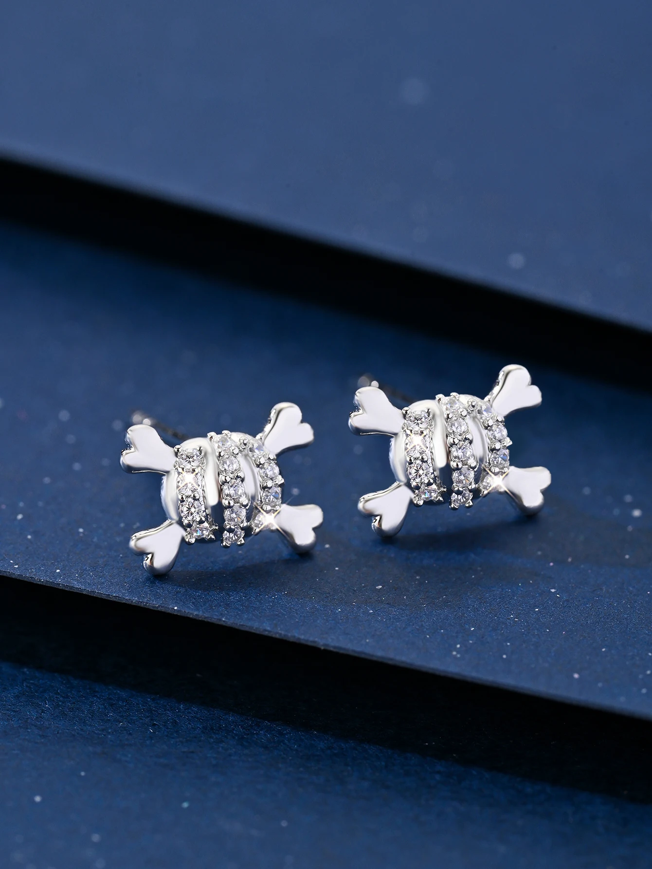 HI MAN, Delicious Candy-Inlaid Zircon Earrings For Women, Sweet And Original Design, Holiday Birthday Gift