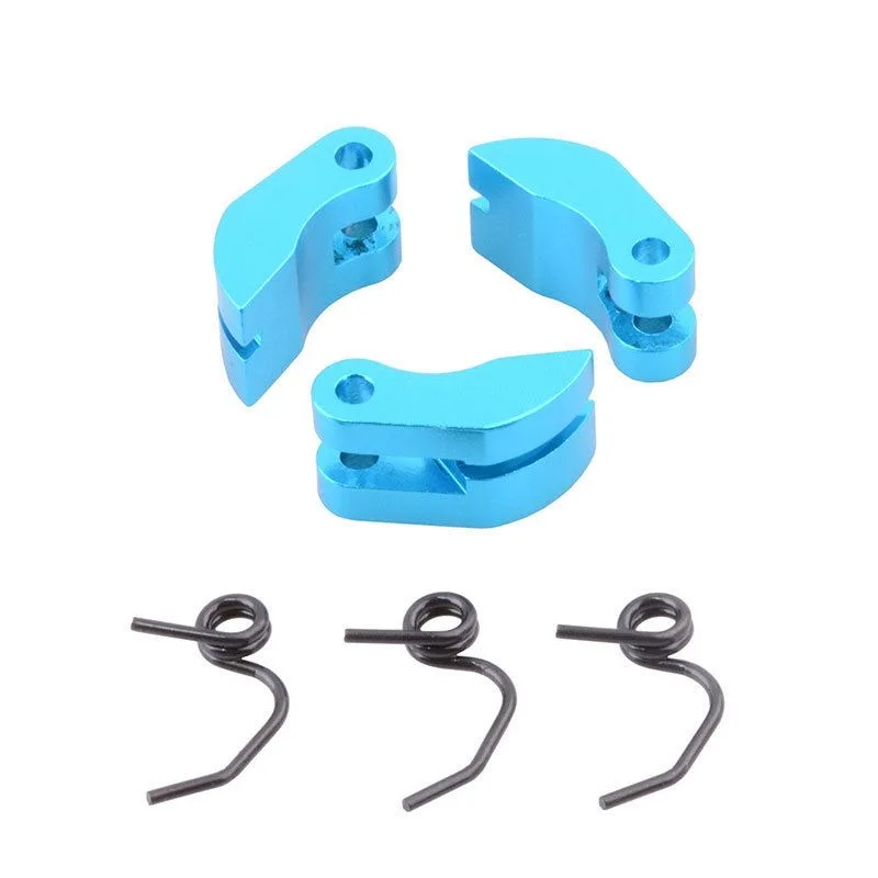 RC coche de aluminio 3 zapatos de embrague con resorte para 1/8 HSP 081008 Nitro motor RC modelo coche embrague de zapata