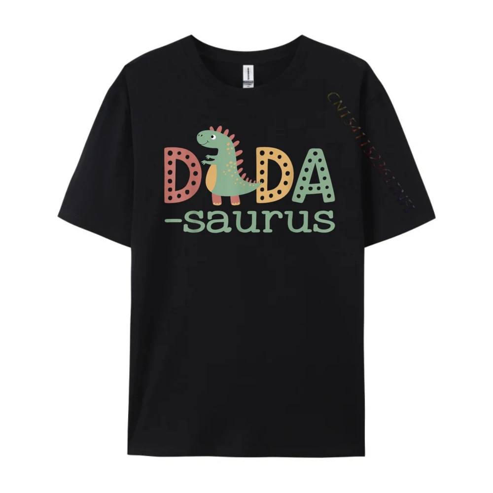 

Dadasaurus T Rex Giant Lizard Dada Saurus Family Matching Retro Graphic Tees Men High Quality Men's T-Shirt