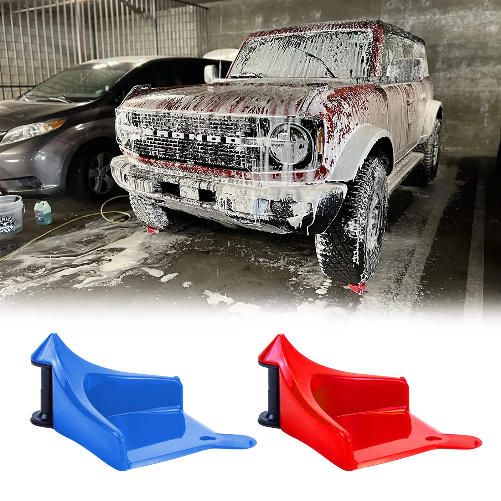 Tire Wedge Car Washing Water Pipe Anti-pinch Tools Auto Hose Guides Wheel Jamming Prevent Original Hose Wire Cable Guide