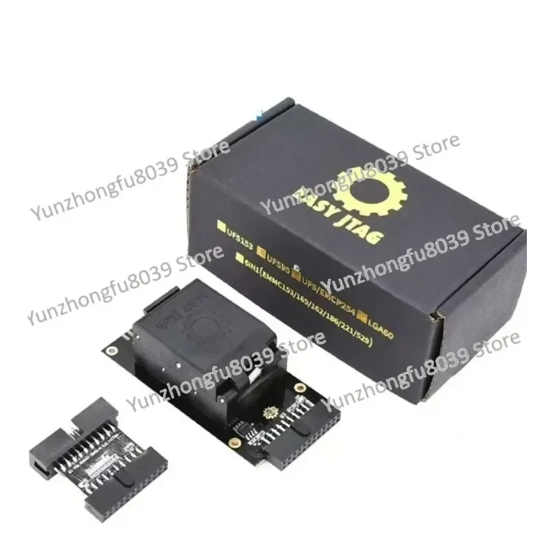 spot goods UFS BGA 254, 153, 95 Sockets Adapter，Easy Jtag Plus Box Burning Socket ( includes authorization encryption chip)