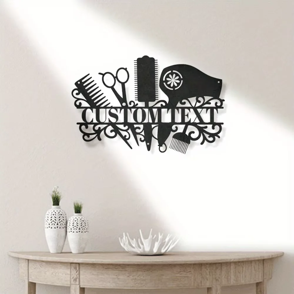 

Hairdresser Sign Custom Wall Hanging for Passionate Stylists Contemporary Style, Eye Catching, Great for Salons, Ideal Gift