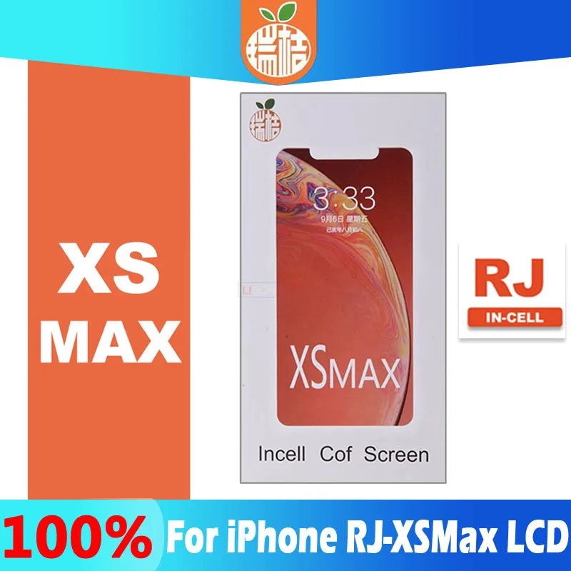 

100% RJ iPhone Screen incell LCD for iPhone XsMax LCD Display Screen With 3D Touch Digitizer Assembly No Dead Pixel Replacement