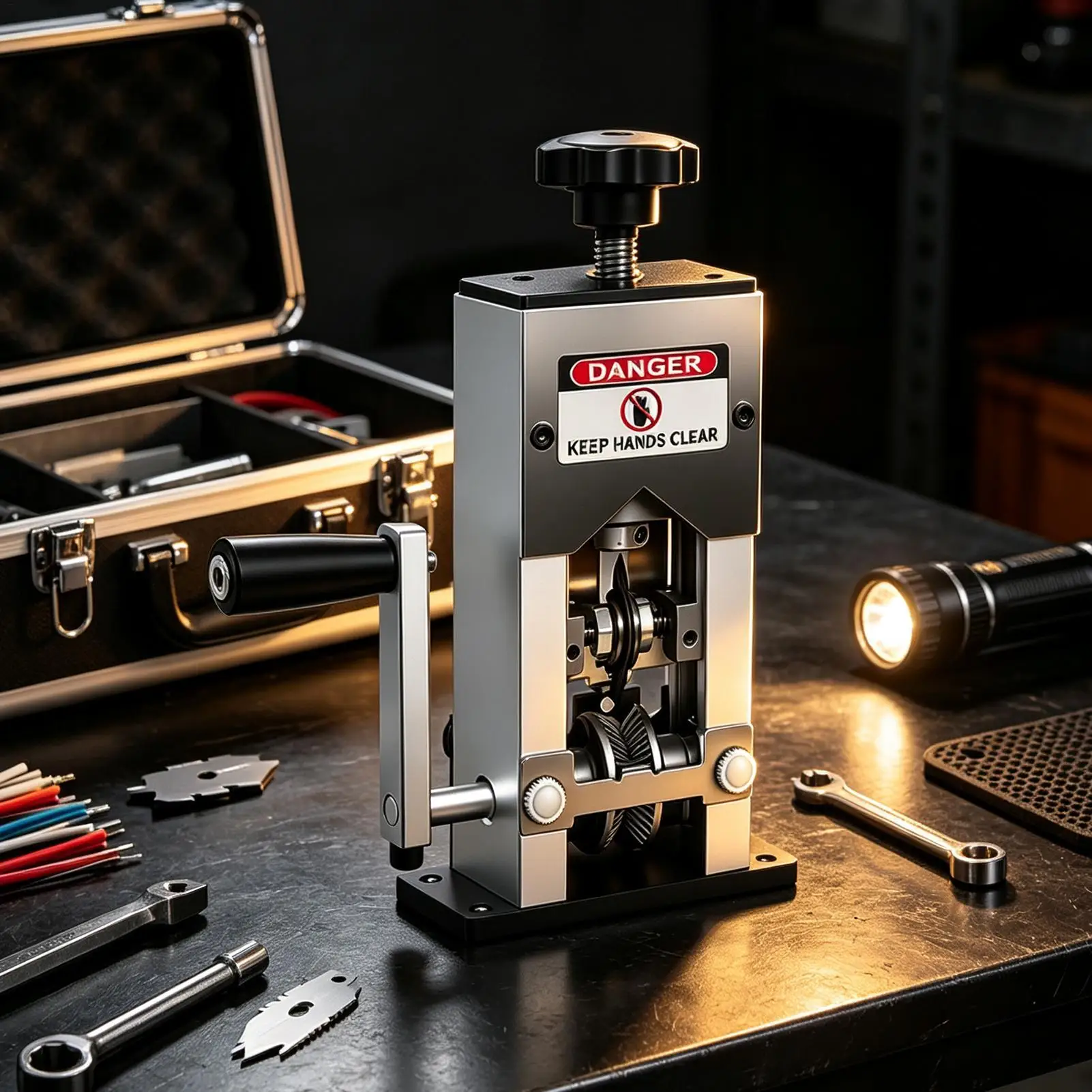Manual Wire Stripping Machine Portable Hand Crank Ergonomic Handle Copper Wire Stripper For Electricians Machinists Workers