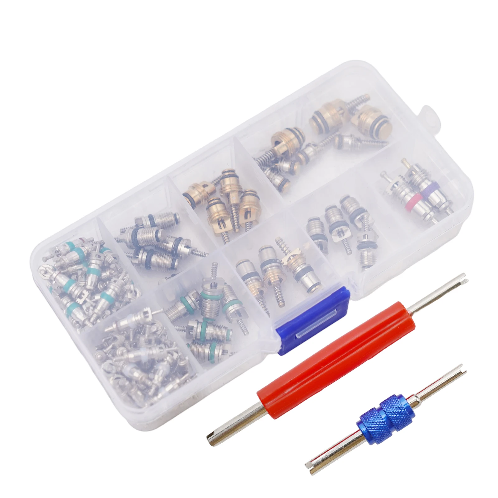 Easy to Use Valve Core Removal and Installation Tool Kit for Car Air Conditioning Systems 102X R134a Compatible