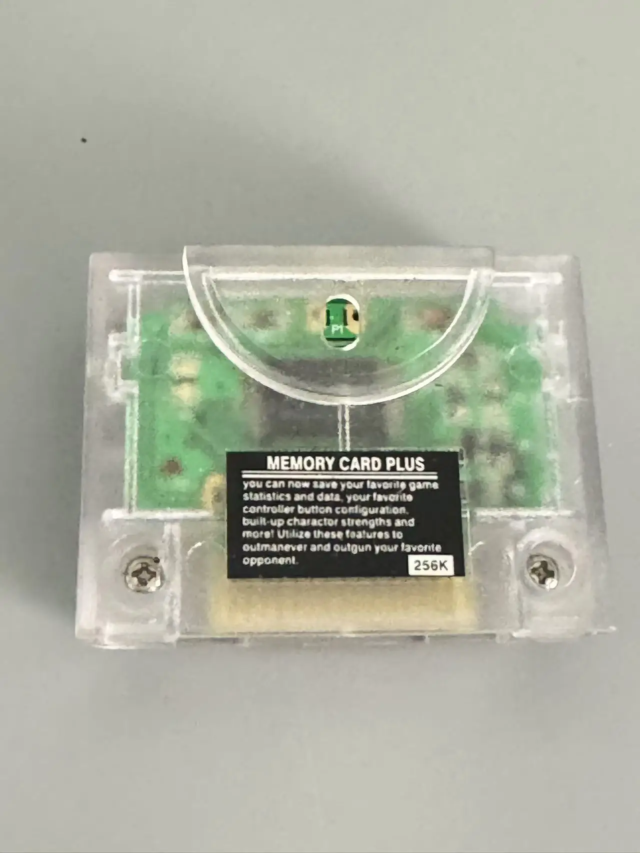 

N64 original transparent memory card