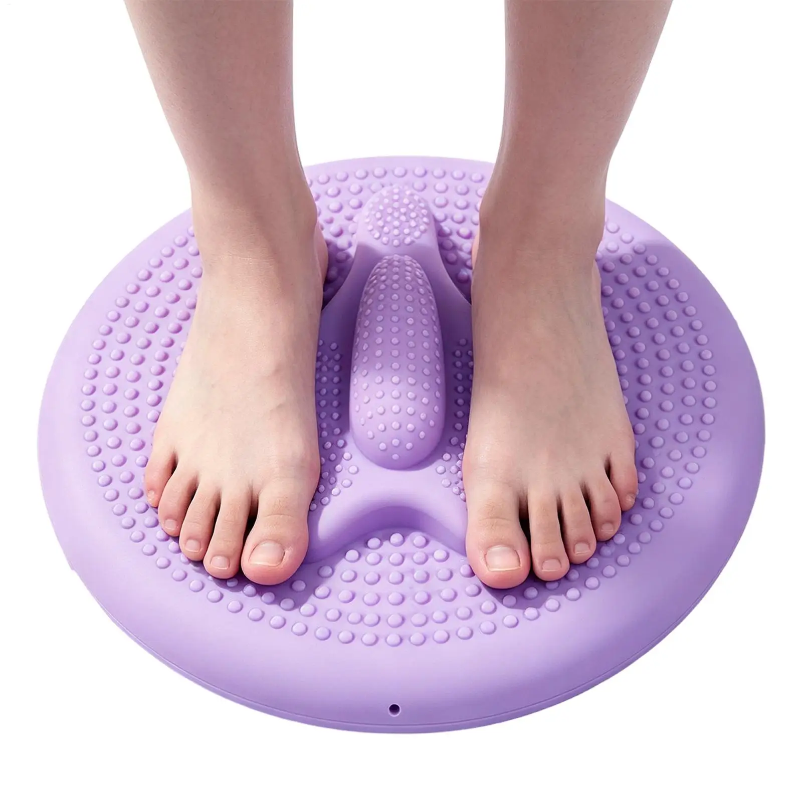 Home Multi-Functional Stationary Exercise Foot Pedal Fitness Equipment Silent Indoor Balance Inflatable Pad Points Pads for Yoga