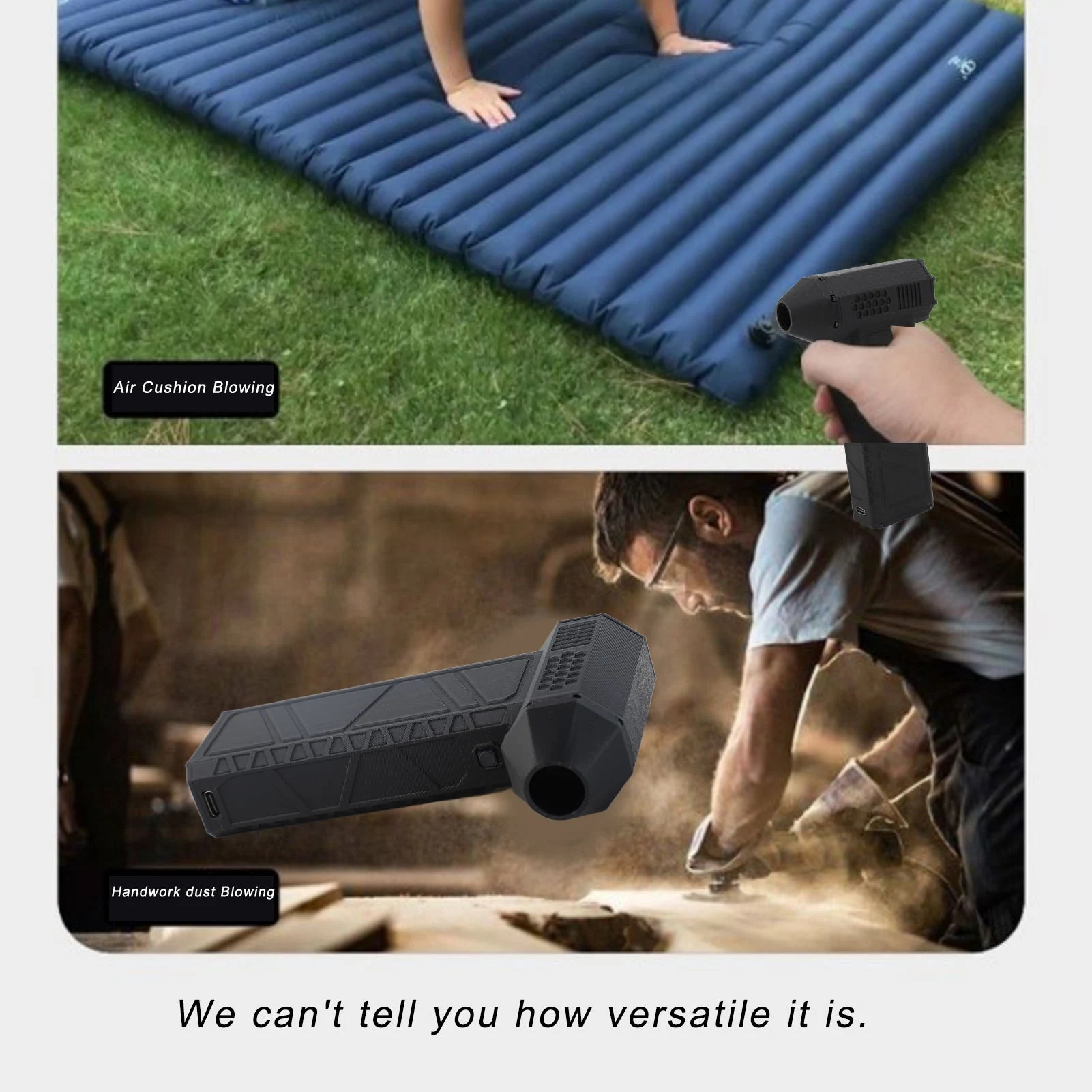 Jet Blower 300000RPM Portable Type C Fast Charging 16000mAh Speed Adjustable Electric Dry Blower Fan for Car Computer Keyboard O