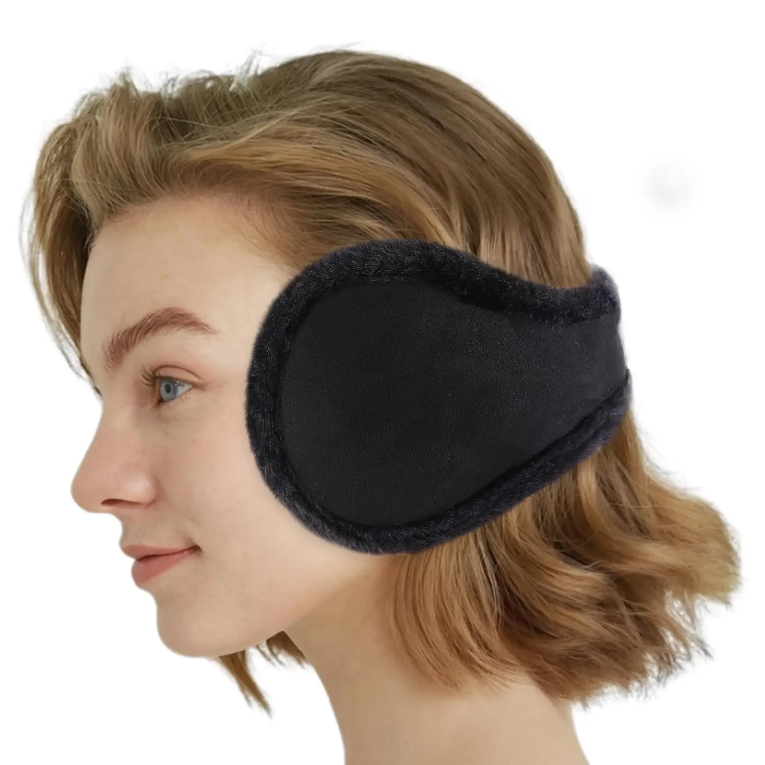 1 шт., зимние теплые меховые наушники унисекс для мужчин и женщин, утепленные наушники, плюшевые наушники для езды на велосипеде на открытом воздухе, лыжи