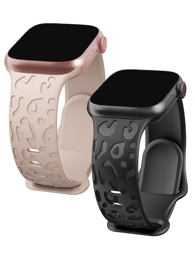 

Strap For Apple Watch Band 45mm 44mm 42mm 41mm 40mm 49mm 38mm 40 45 mm Engraved bracelet iwatch Series ultra 2 9 7 se 3 6 8 5 4