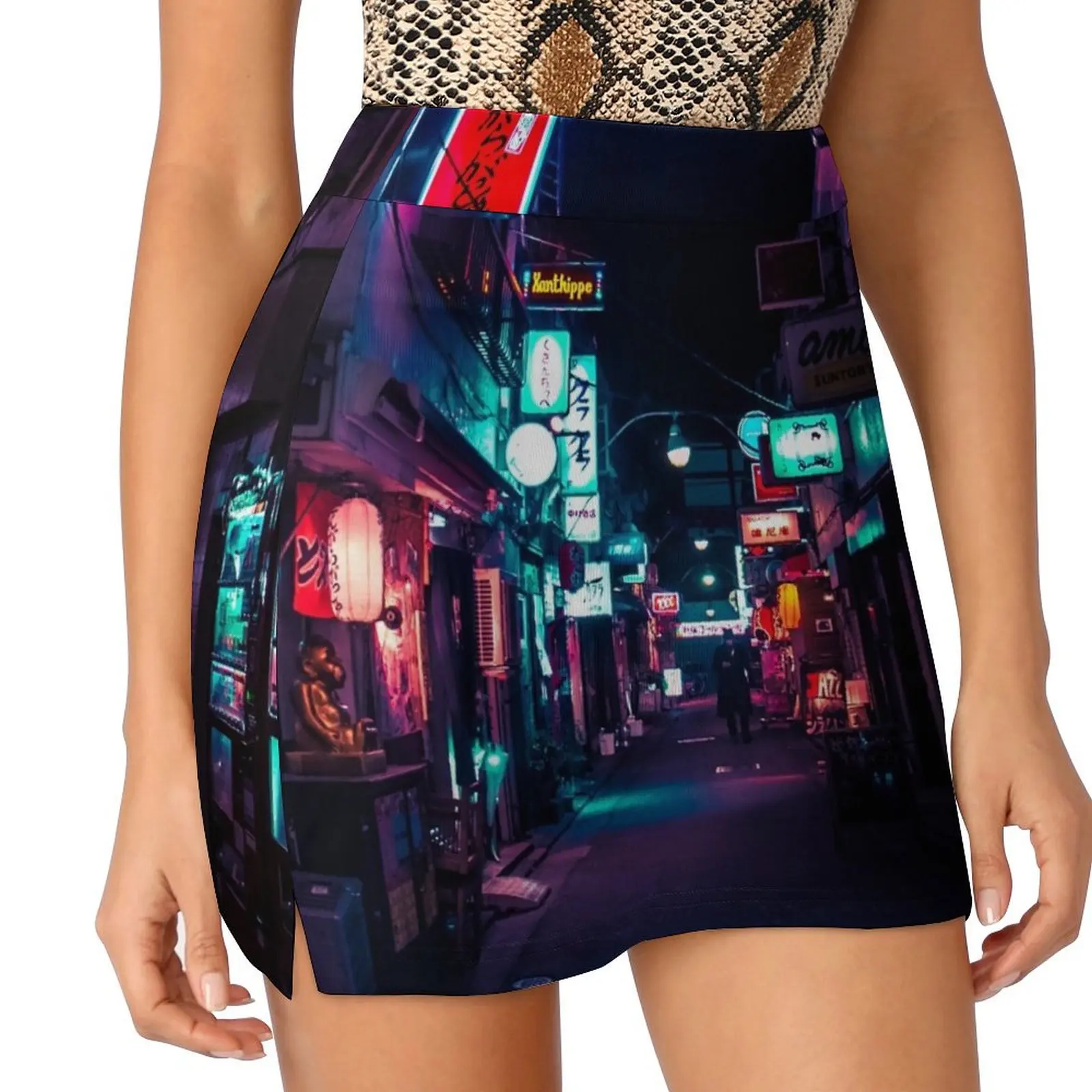 

Мини-юбка Late Night in Shinjuku с золотистым галстуком летние платья для женщин 2024 женская летняя юбка роскошная женская юбка