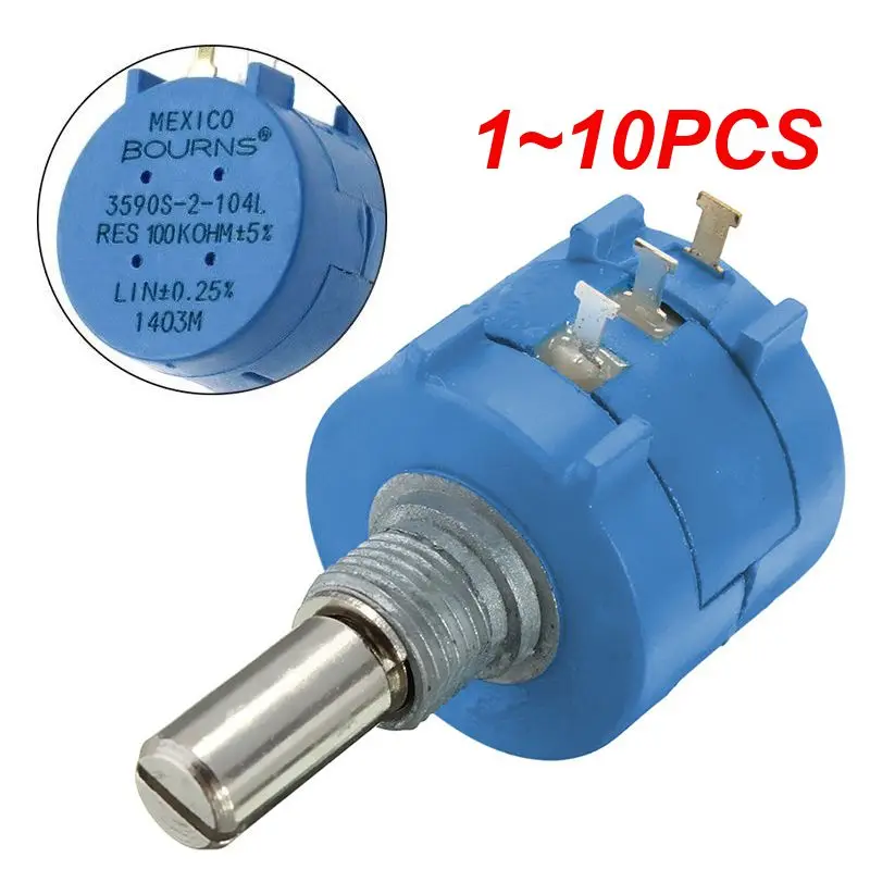 1~10PCS Precision Accurate Wide Application Durable Adjustable Easy To Use Precision Rotary Potentiometer Easy Installation