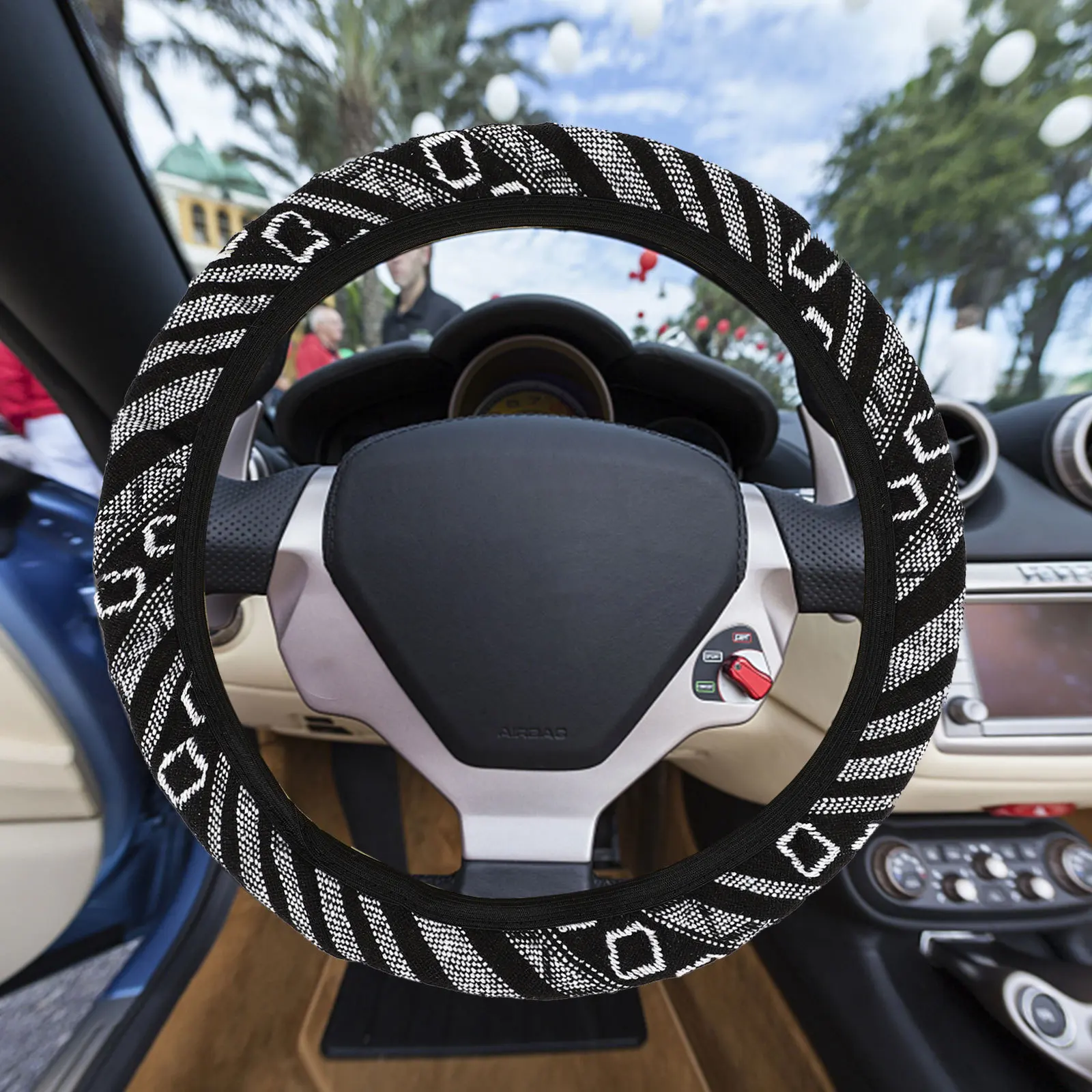 

Car Steering Wheel Cover Soft Comfortable Fit Stylish Design Durable Protection For Men Women Wheel Cover For Car Accessories