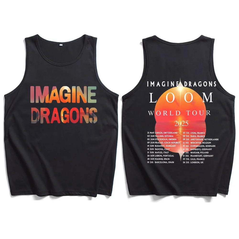 

Imagine Dragons Loom Tour 2025 Майки Жилет Повседневная футболка без рукавов для фанатов в подарок
