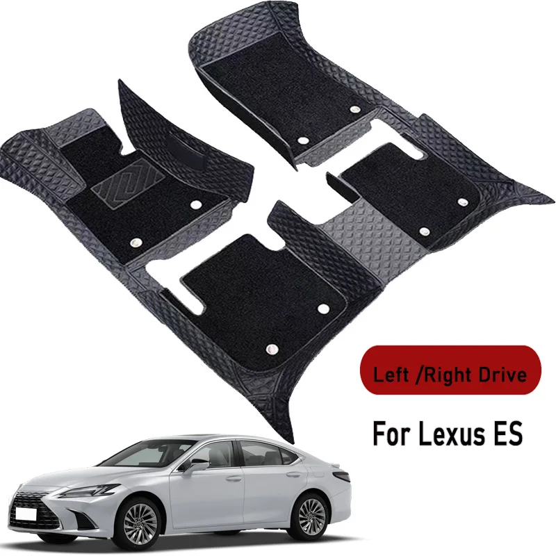 Car floor mats for Lexus ES 2006 2007 2008 2009 2010 2011-2025 Customauto foot Pads automobile carpet cover interior accessories