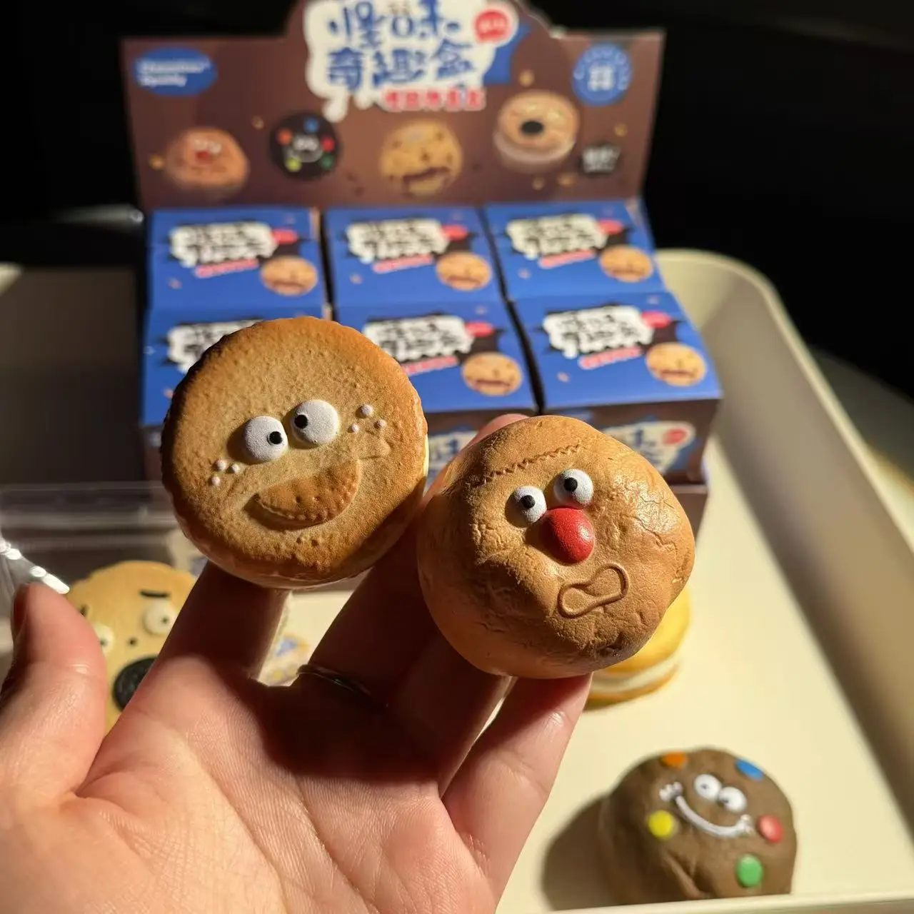 Strange-flavored and fun cookies, slow-rebound blind box, squeeze and relax toy, creative gift blind box, afternoon tea series