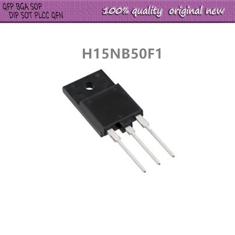 10Pcs/Lot  H15NB50F1 H15NB50FI TO-3PF