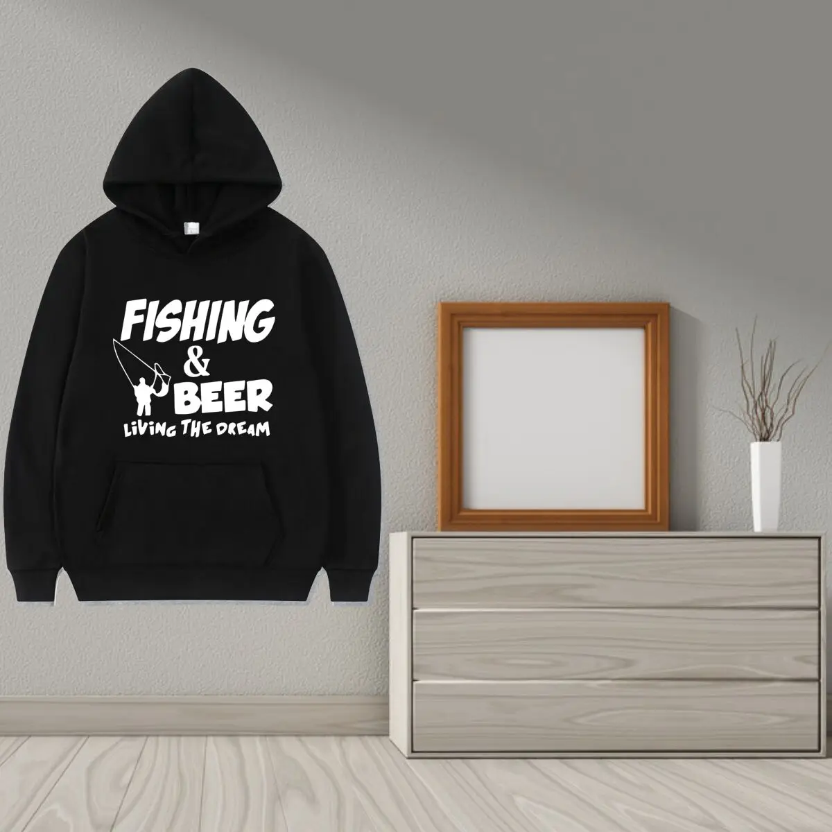pesca-e-cerveja-vivendo-o-sonho-outono-inverno-conjunto-com-capuz-calcas-esportivas