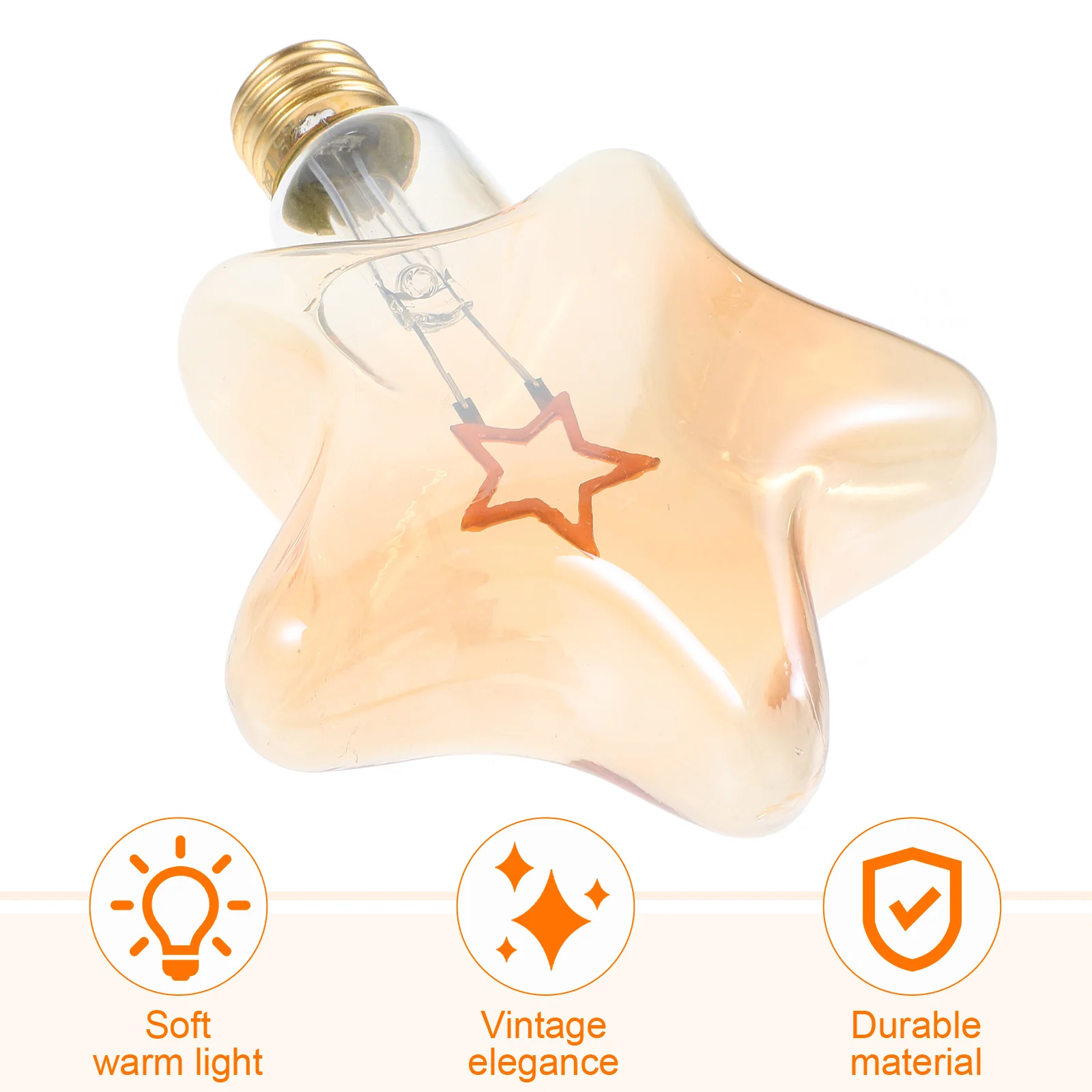 Винтажная лампа в форме звезды