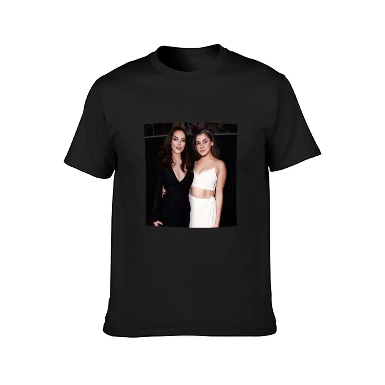 Liz Gillies & Lauren Jauregui T-Shirt plus size clothes graphic shirts t shirts men