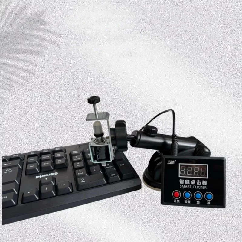 Computertoetsenbord Clicker Fysiek Automatisch Willekeurig klikken Spelhulpmiddel Anti-dropout 0,1s-999min