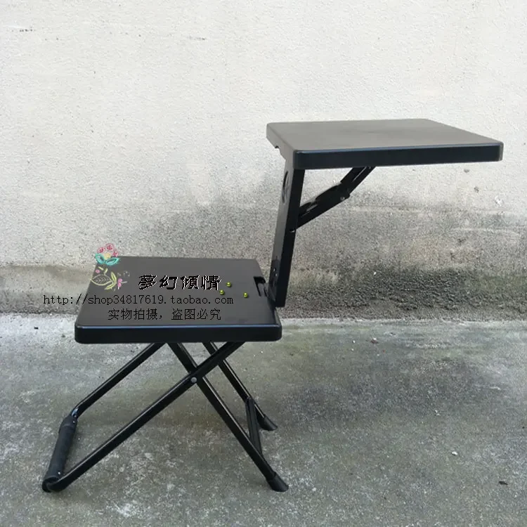 

Folding Writing Chair Learning Outdoor Portable Folding Black Maza Combat
