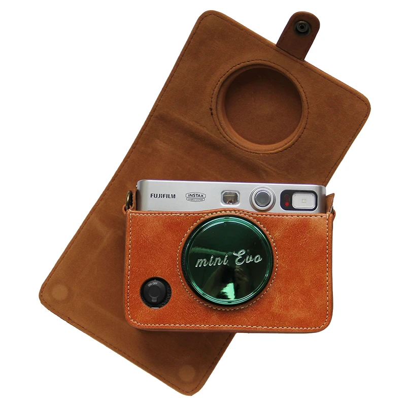 Suitable for Fuji Fujifilm instax mini EVO camera bag protective leather box shell Case Cover Sheath outdoor Pouch accessories