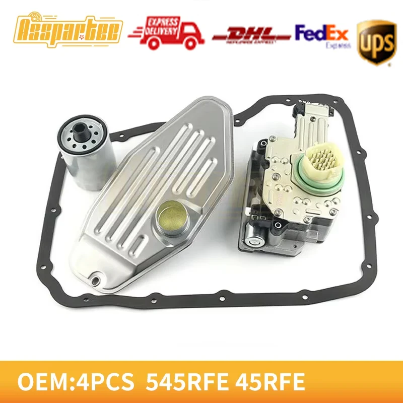 Kit de solénoïde de transmission, ensemble de filtres de nuit, adapté pour Dodge Jeep, 545RFE, 45RFE, 5170877AA, 52119435AB, original