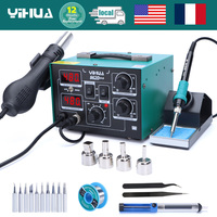 YIHUA 862D++ Soldering Iron Kit BGA SMD Welding Tool Desoldering Rework Station Fast Heating 100-480 Celcius