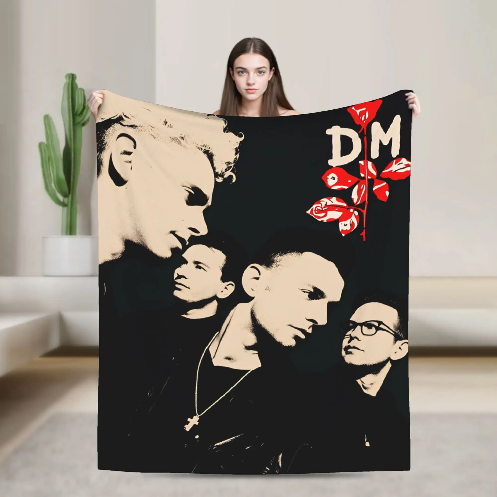Depeches Band Mode  Blanket  Travel Office Flannel Bedding Throws For Outdoor Warm Custom Quality Bedspread Gift