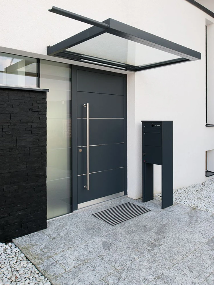 

Панель входной двери Sixinalu, безопасность, передний вход, внешний интерьер, створка, дверные ворота, домашний декор, индивидуальный алюминий, индивидуальный заказ