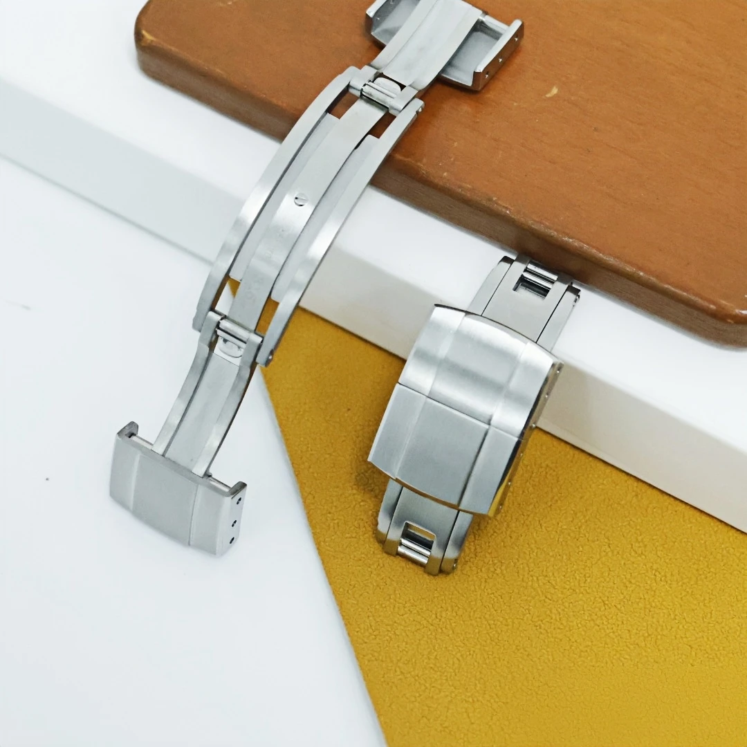 16mm 18mm Spring Deployant Adjustable Watch Buckle Perfect Fit for Rolex Cartier Omega Watch Original Component Watch Band Clasp