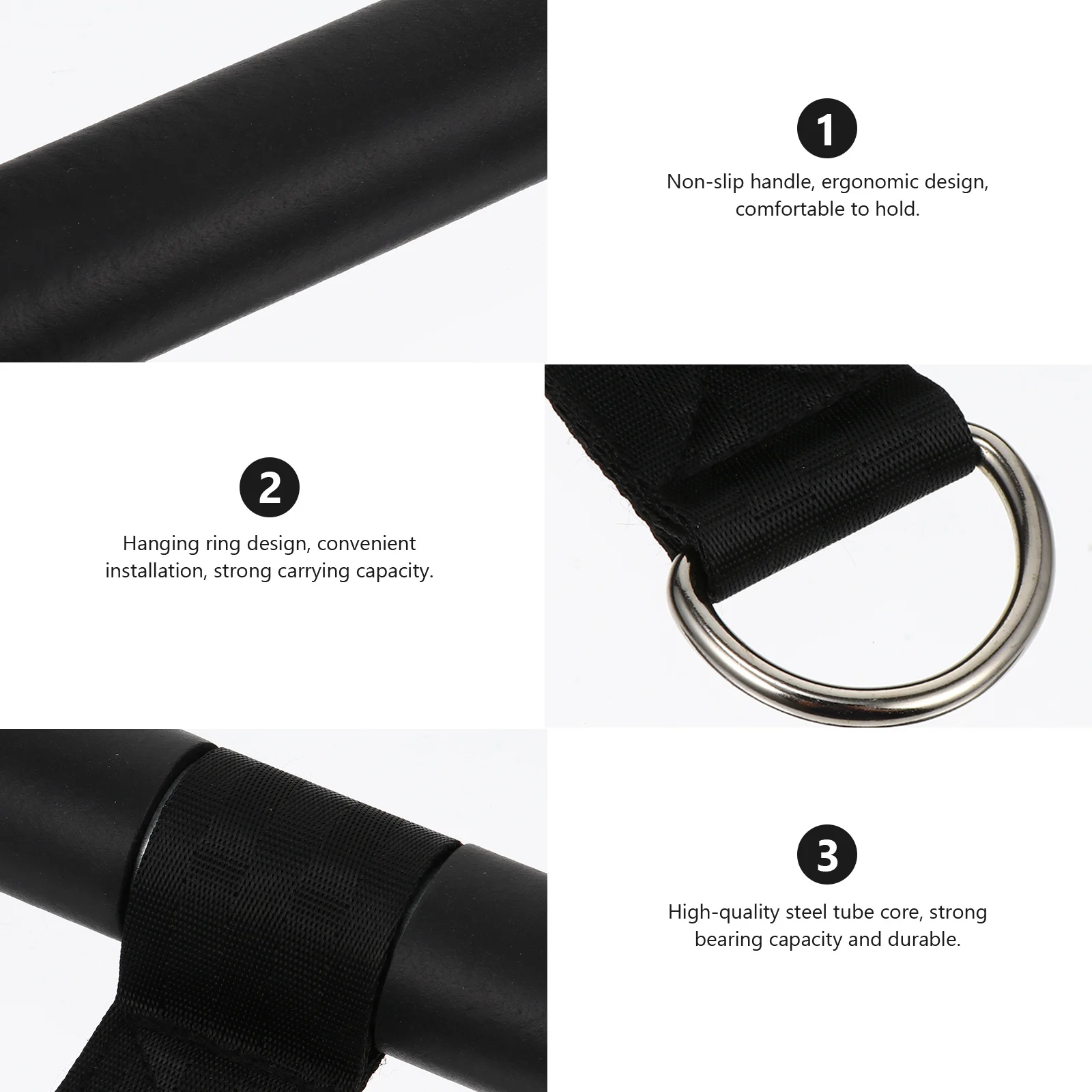 

Bicep Tension Bar Pull Down Fitness Lever for Home Gym Workout Steel Build Muscle Trainer Portable Lightweight Exercise Tool