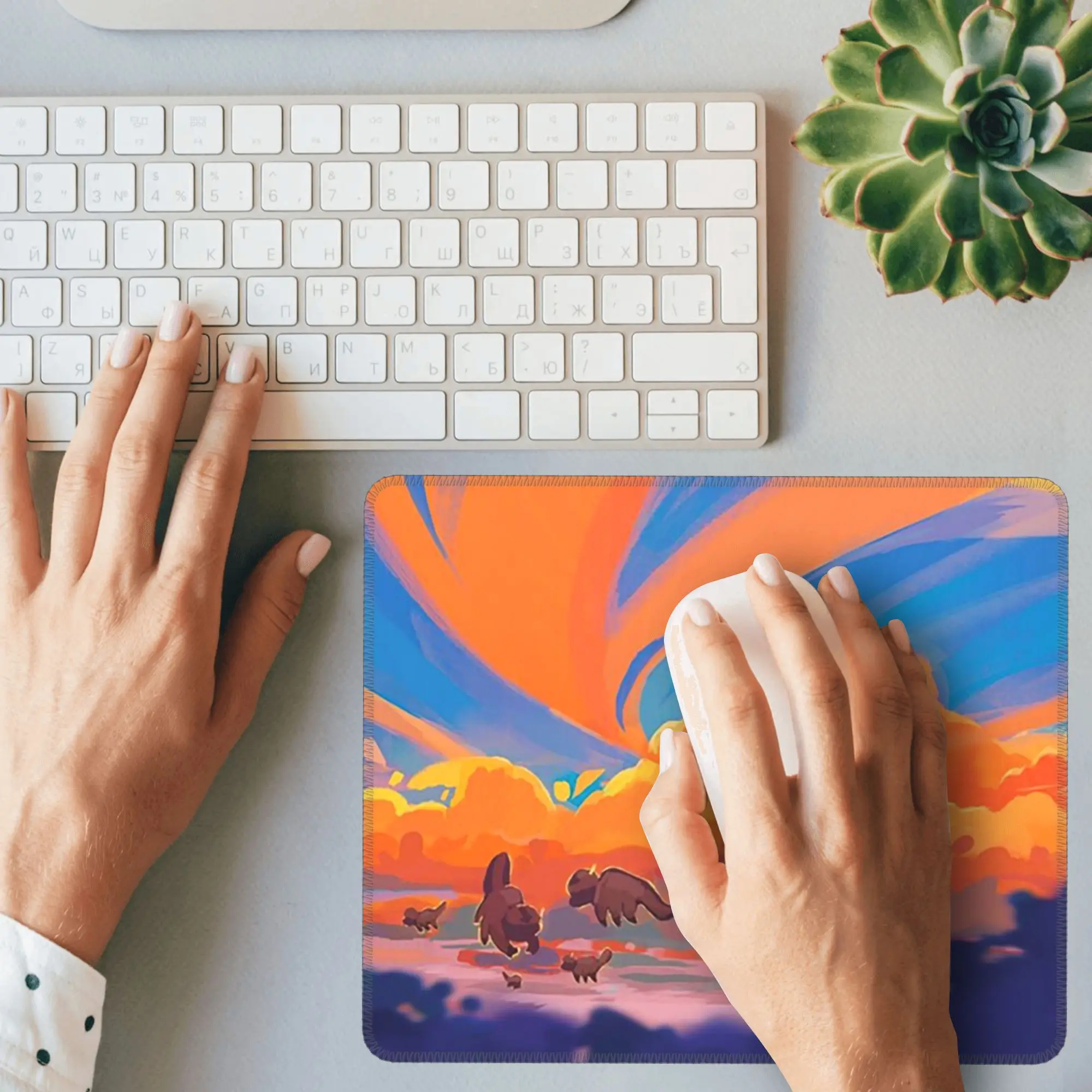 dreamy appa poster v5 Mouse Pad Computer Keyboard Mouse Mat Gamer PC Laptop Desk Mat Office Accessories Table Mats