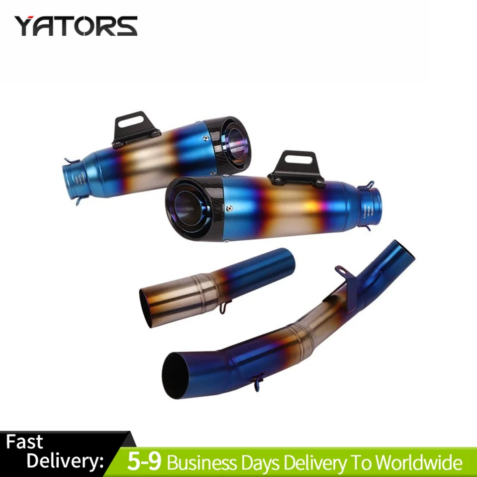 

Slip For Kawasaki Ninja Z1000 2010-2020 Mid Exhaust Link Pipe 51mm Muffler Tips Exhaust Systems Exhausts Pipes