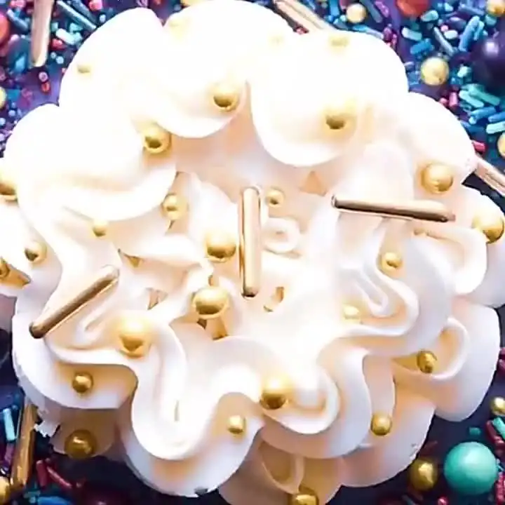 30g Bunte Perlen-Mischung DIY Kuchen-Backstreusel Kugeln Hochzeitstorten-Dekorationswerkzeuge, Schöne Perlen, Rund, Herzform – Detail 3