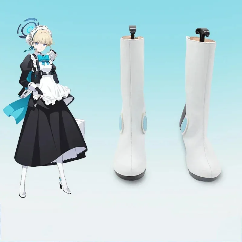 

NewGame Blue Archive Asuma Toki Cosplay Shoes Halloween Carnival Boots PU Shoes Cosplay Props Custom Made2025