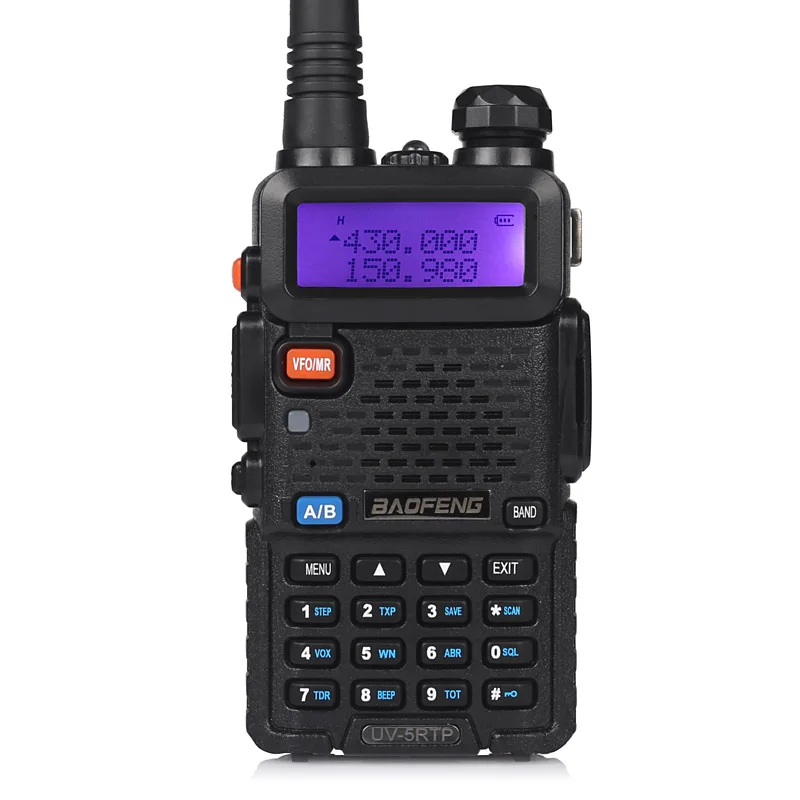 

Baofeng UV-5RTP Dual Band Two Way Radio, UV-5R 8W High Power Version, Ham Radio Handheld with Earpiece & 1800mAh Battery, Black