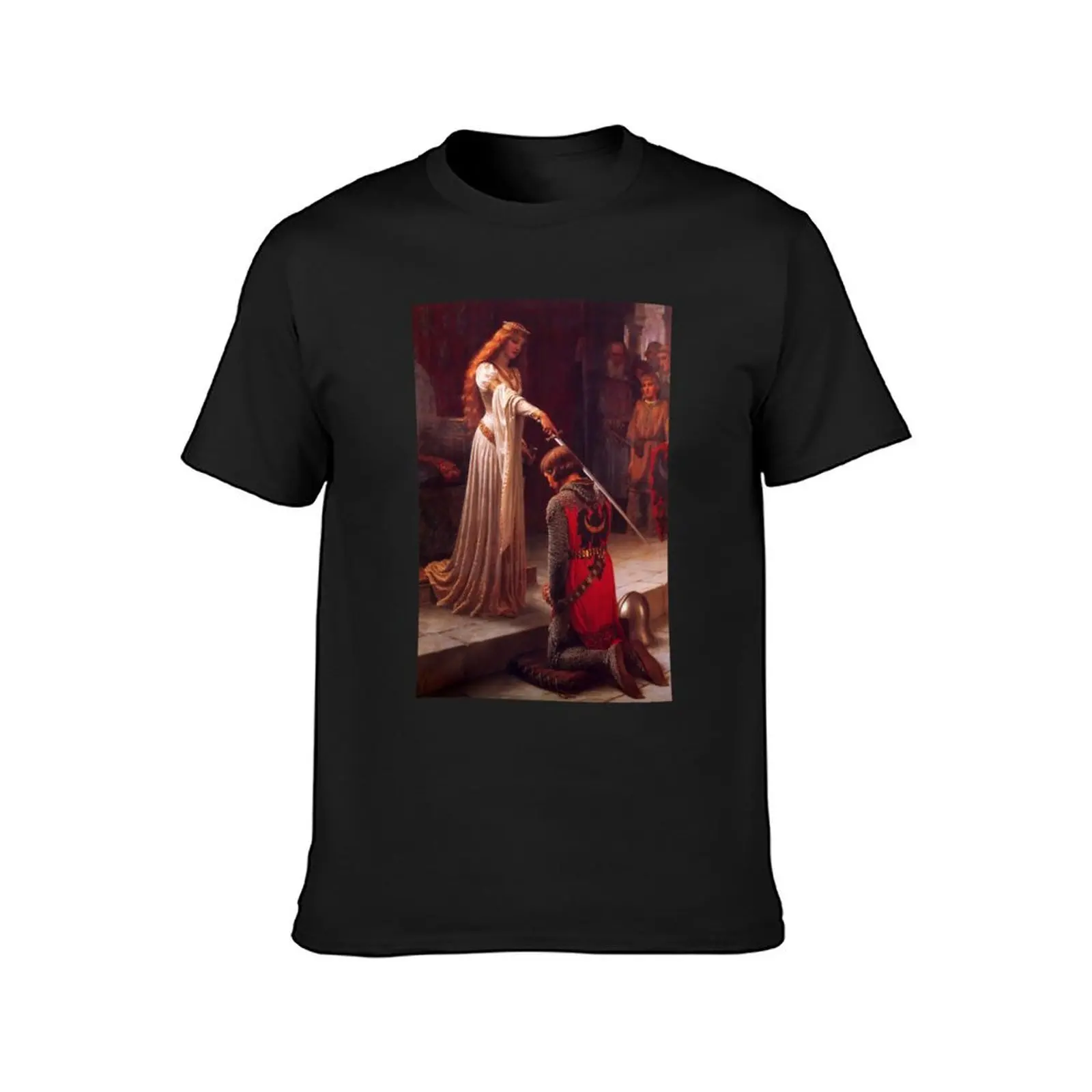 The Accolade, Edmund Leighton 1901 T-Shirt blacks customizeds t shirt for men