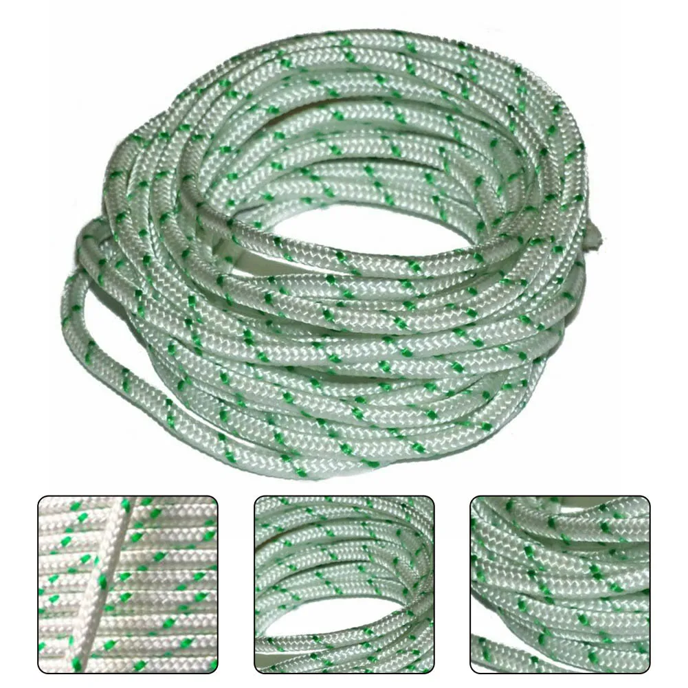 Strong 4.5x2M Recoil Starter Cord Pulls Start Ropes For Chainsaws Lawn Mower Engine Atco 4mm Diameter Oil Petrol