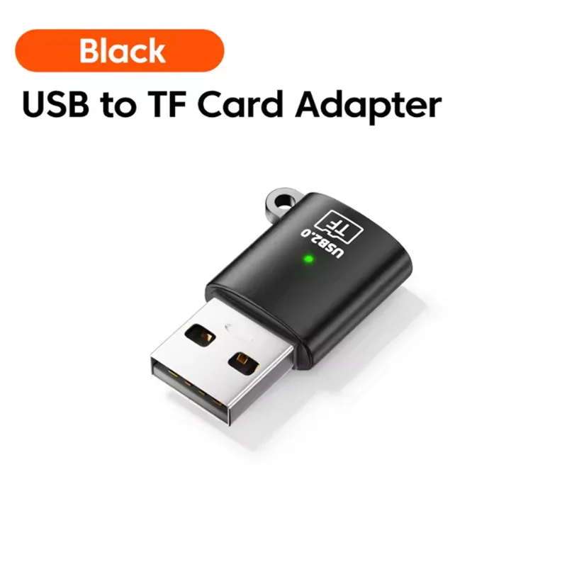

USB 2.0 / Type C TF Reader Smart Memory Card Reader Adapter for PC Laptop MacBook High Speed Transfer Mini TF Card Reader