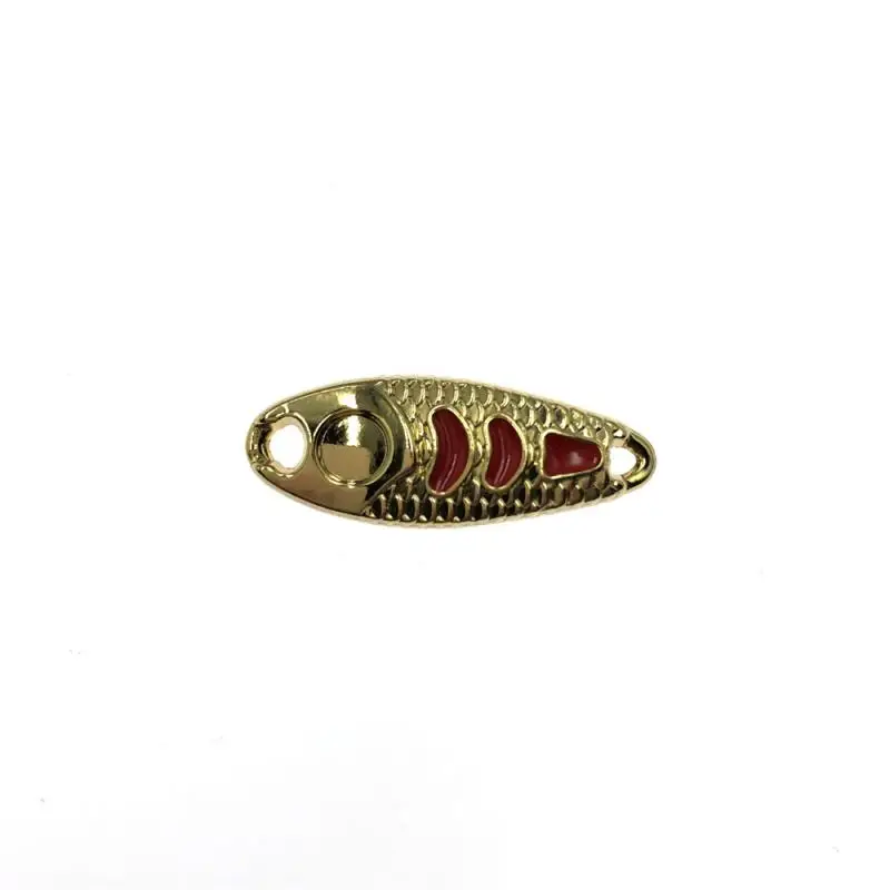 2/4/6PCS Sequins Hard Bait Cocked Mouth Fishing Equipment Luya Sequins Iron Plate Fishing Accessories Durable Fishing Lures