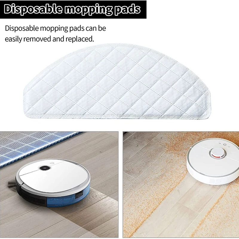 Replacement Reusable Mop Pad Compatible For Ecovacs T8 N8pro T8 MAX Robotic Vacuum Cleaner Accessories