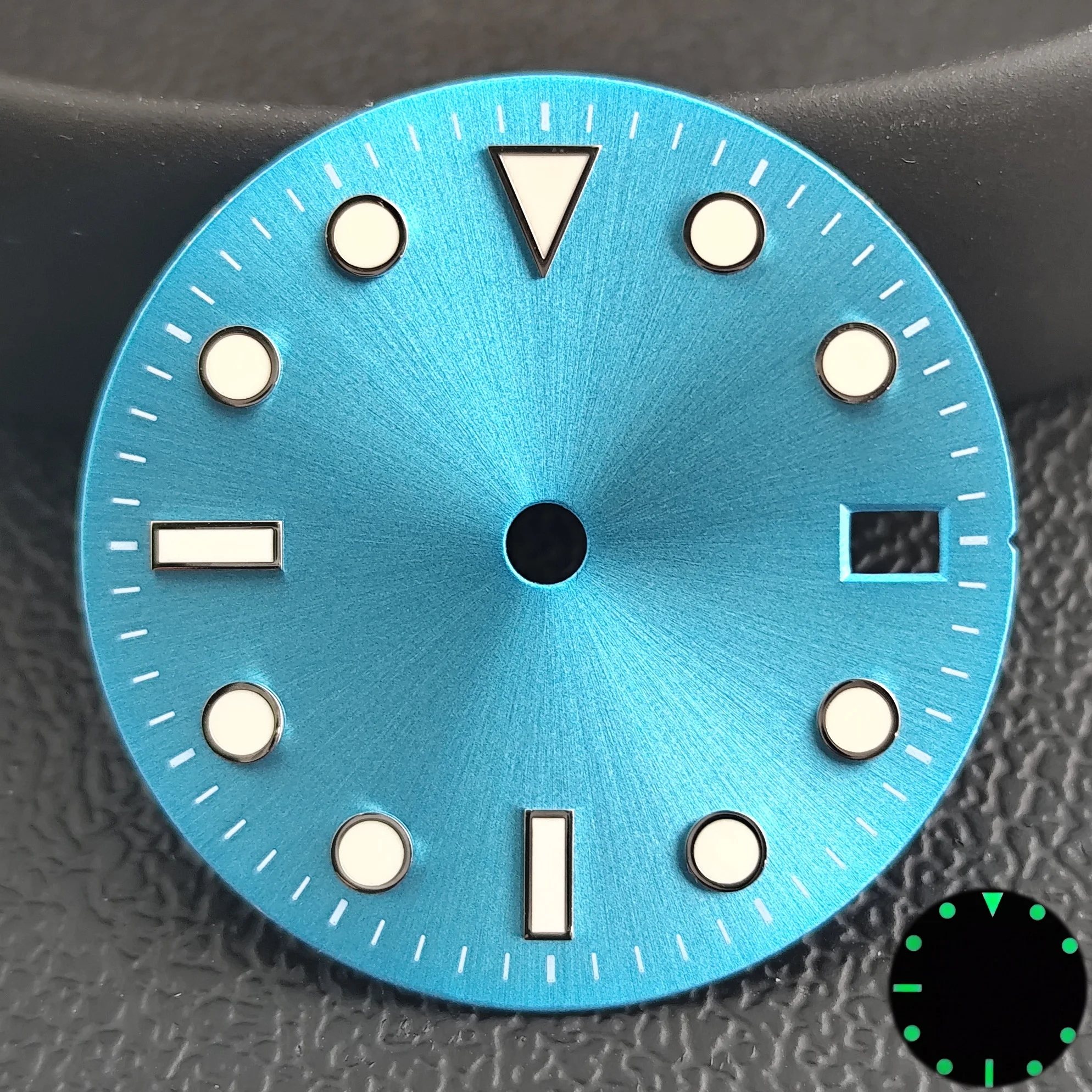 Циферблат серии NH, циферблат 35/36, циферблат 28,5 мм, настраиваемый логотип, синий, черный, серый, розовый, оранжевый, серебристый, белый