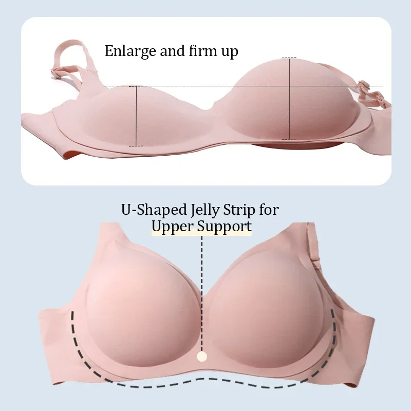 Silicone Bra 2 in 1 Set Fake Chest Underwear Natural Big Breasts Simulation Anchor Crossdresser Influencer S Shape Body