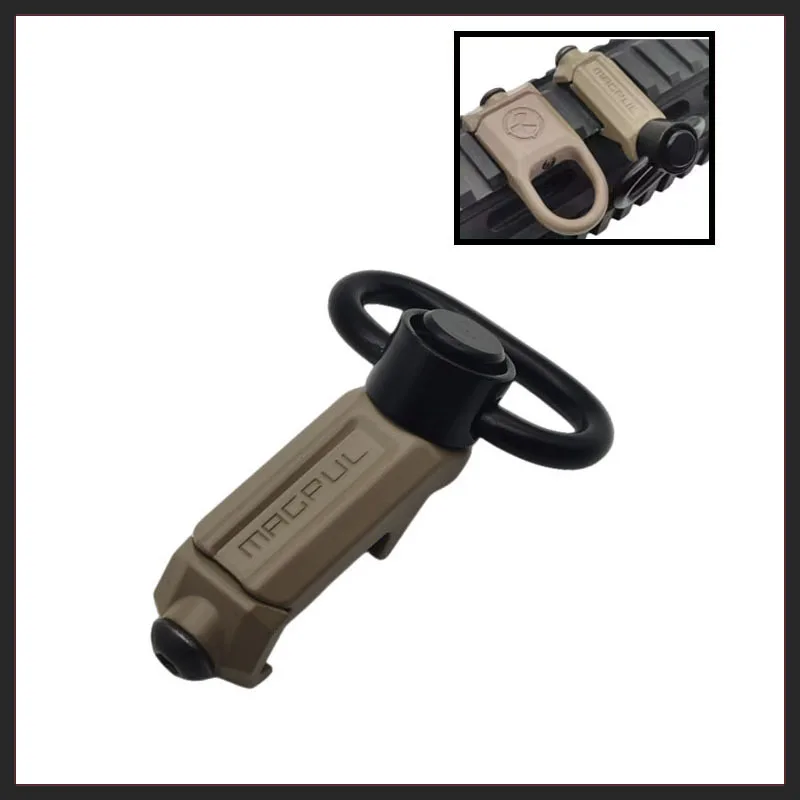 Image of Quick Release Mount Basis Strap Metall Schnalle AR15 QD Sling Swivel 20mm Picatinny Schiene Halterung Für Mlok Schiene gun Zubehör