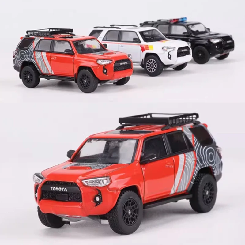 GCD 1:64 مقياس 4 عداء TRD Pro 2022 سبيكة محاكاة نموذج سيارة معدنية مجموعة ثابتة مزينة عطلة اللعب هدية تذكارية #6